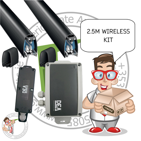 2 RESISTIVE SAFETY EDGE WIRELESS 2.5M KIT