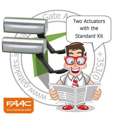 Faac 390 swing gate Kit