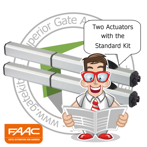 Faac 400 Gate Kit 104201 - For Entrances up to 4.4m (13ft)