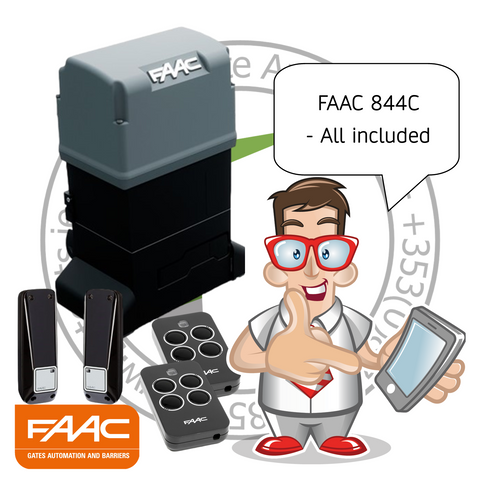 FAAC 844C 230V SLIDING GATE OPERATOR