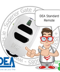 DEA Standard Remote and DEA logo on a white background