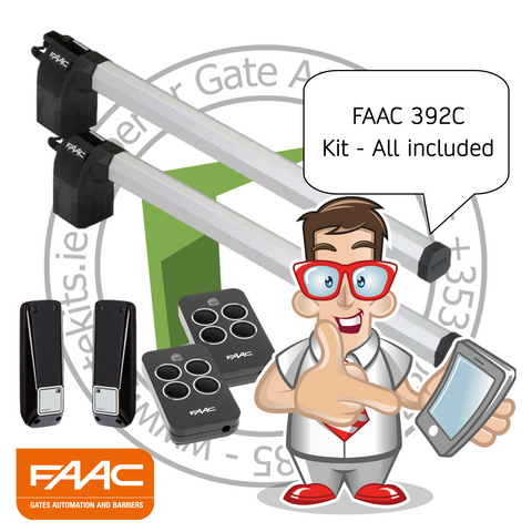 Faac 412 Eco Kit 10563293 - For Entrances up to 1.8m (12ft)