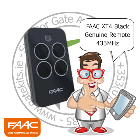 Faac 433mhz 4 Ch Remote 787452 - 787456