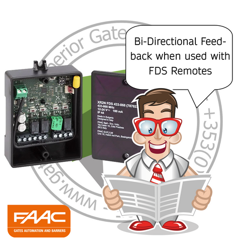 FAAC XR2N FDS 433-868 MHz Receiver 787023
