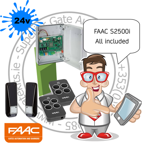 Faac S2500i Double Kit Entrances up to 5m (15FT)