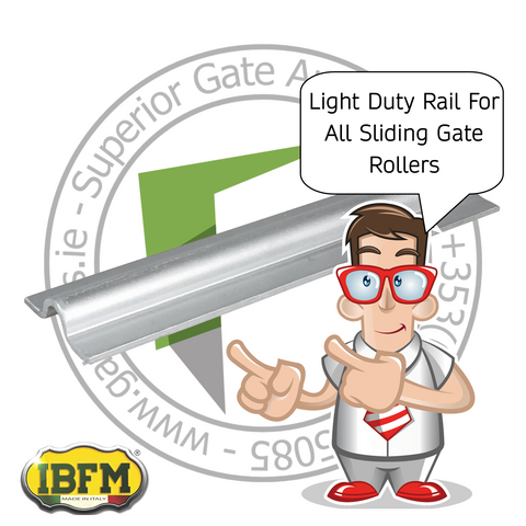 Sliding Gate Track Rail Light Duty