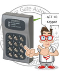 ACT 10 Digital Keypad ACT10 Codelock Keypad ACT 